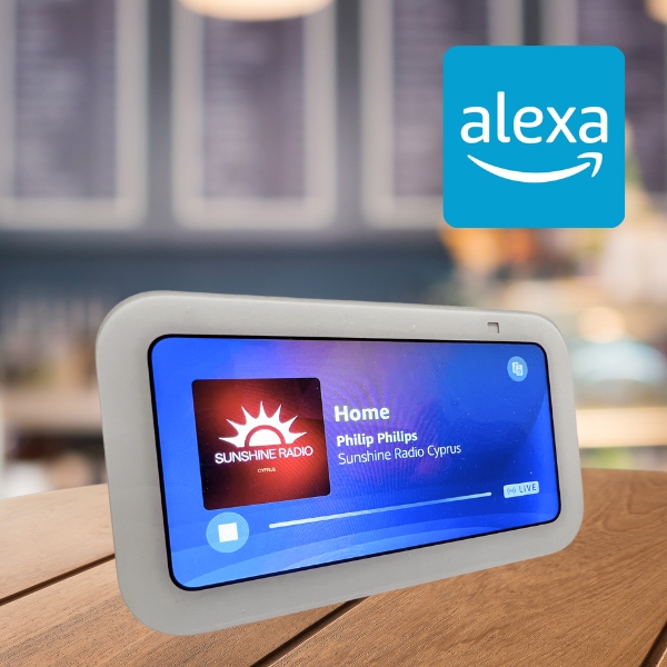 Sunshine Radio playing on Amazon Alexa Show 5