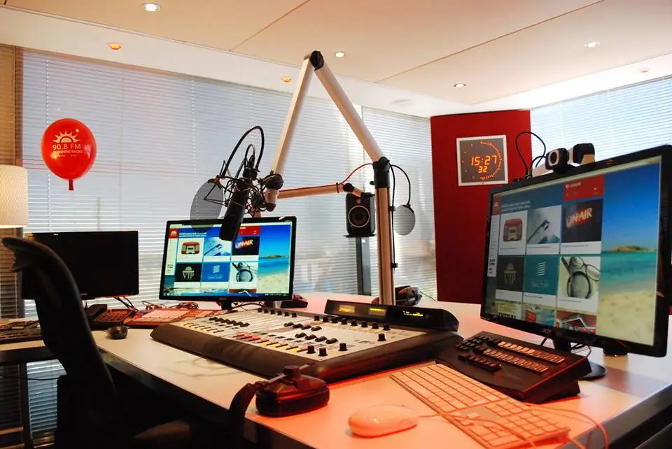 90.8FM Sunshine Radio Studio - June 2014