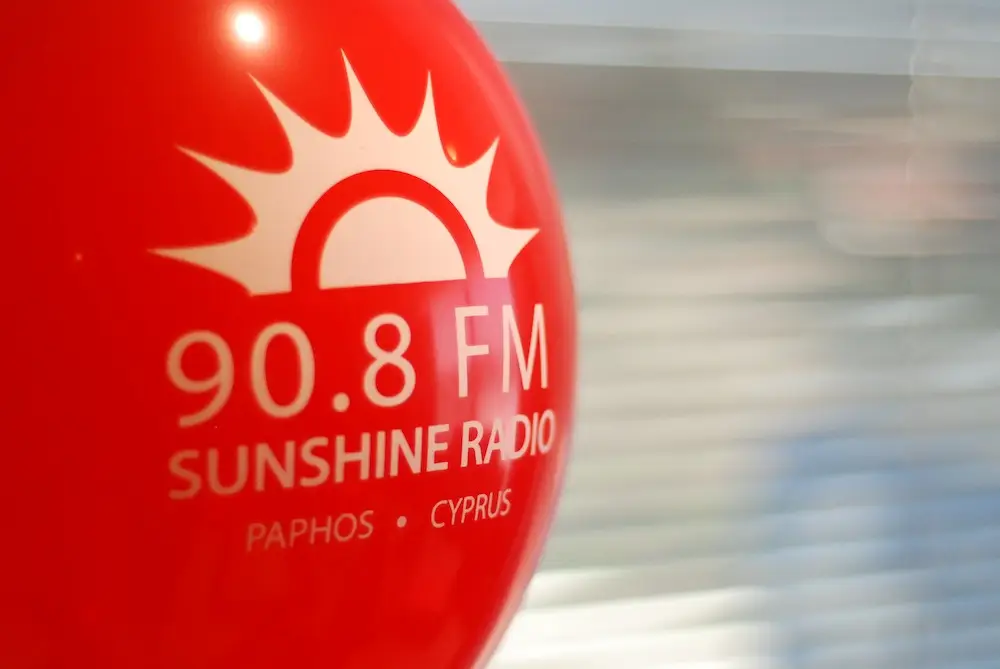 90.8FM Sunshine Radio Cyprus Balloon